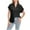 Black tops, variant on HAPIMO Sales Womens Casual Pockets Blouse Solid Turn-Down Neck Long Sleeve Casual Loose T-Shirt Button Down Tops Teen Grils Fashion Clothes Light Blue XL
