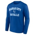 thumbnail image 2 of Men's Logo Athletic Royal Kansas City Royals Heart & Soul Long Sleeve T-Shirt, 2 of 3
