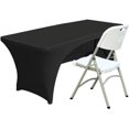 thumbnail image 1 of Nappe Dos Nu en Spandex 4 Pieds (Env. 1.2m) Nappe en Polyester Extensible Spandex, Noir, 1 of 5