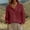 Red, variant on Endives Women's Button Down Shirt Floral Collar Embroidery Blouse Ruffled V Neck Long Puff Sleeve Casual Womens Tops Spring Outfit Summer Red