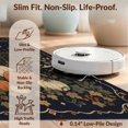 thumbnail image 6 of Design&I 8'x10' Washable Area Rug Extra Large Skid-Resistant Low Profile Midnight Black Enchanted Autumn Nightscape Gothic Manor Amidst Festive Pumpkin for Living Room, Family, 6 of 7
