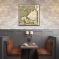 thumbnail image 3 of 18" x 18" Vintage 1773 Map of British Empire in North America Wall Art, 3 of 7
