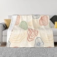 thumbnail image 1 of XMXT Throw Blanket, Colorful Shell Texture Machine Washable Blankets for Sofa, 40 x 30 inches, 1 of 9