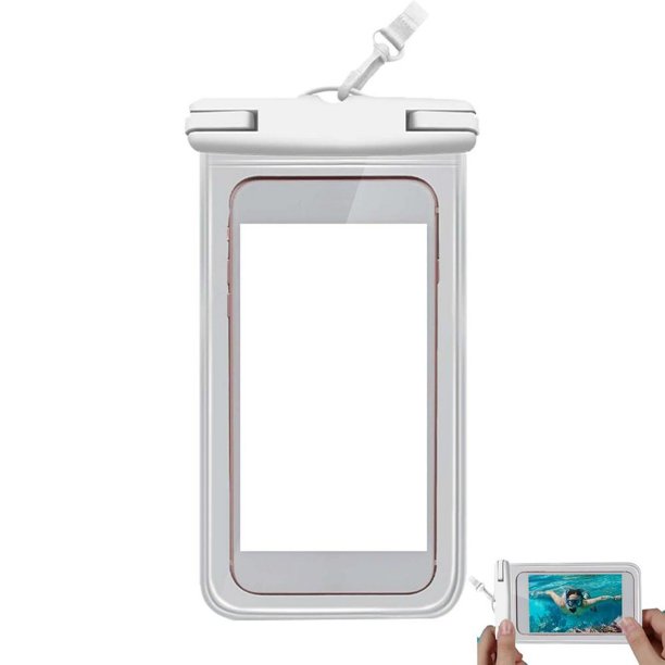 Geruite Waterproof Cell Phone Pouch Universal Water Proof Dry Bag Case With Neck Lanyard