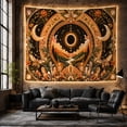 thumbnail image 6 of Eclipse Mountain Valley with Crystals, Mystical Vintage Style for Celestial Art Lovers, Nature Wall Art, Halloween Gift, Tapestry Wall Hanging for Bedroom and Meditation Room, 6 of 7