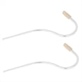 thumbnail image 4 of 2 Pcs Bassoon Silver Plated Curved Neck Arc Blowpipe Long and Short Curved Neck Woodwinds Instrument Accessories, 4 of 7