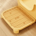 thumbnail image 2 of BeesClover Cat Litter Mat, Plastic Kitty Litter Trap Mats with Anti-slip Legs, Cat Litter Catcher Box Pads, Double Layer Kitten Litter Trapper, Easy to Clean, 2 of 8