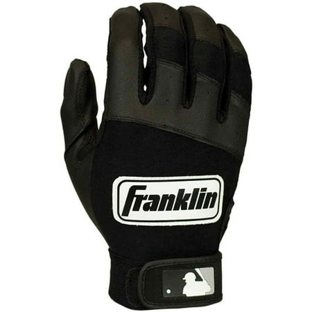 MLB Youth Classic Series Batting Glove Size: Medium, Color: Black / Black