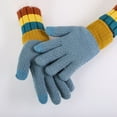 thumbnail image 4 of Women Men Warm Stretch Knitted Gloves Mittens Winter Keep Warm Knitting Golves Outdoor Riding Mittens, 4 of 4