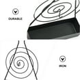 thumbnail image 4 of KONTONTY Handy Iron Coil Rack Black Wrought Iron Frame for Living Room 1Pcs, 4 of 4