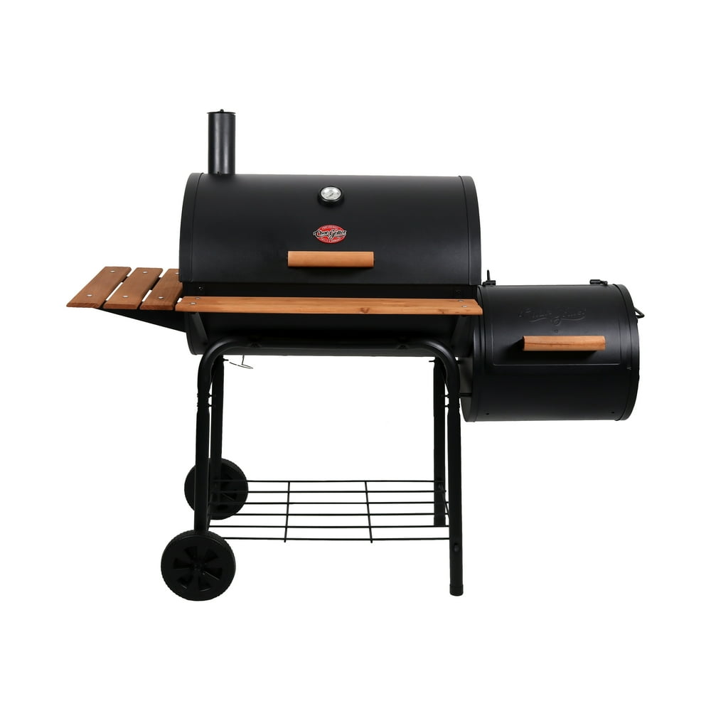 Char-Griller Smokin' Pro Grill & Smoker, Black, E1224 - Walmart.com ...