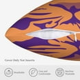 thumbnail image 5 of ZICANCN Tiger Texture Pattern Yellow Purple Throw Pillow Covers, Bed Couch Sofa Knit Decorative Pillow Covers for Living Room Farmhouse, 12"x12", 5 of 8