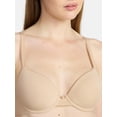 thumbnail image 4 of No Boundaries Micro Lightly Lined Demi T-Shirt Bra, Women's 32B-40DD, 4 of 6