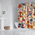 thumbnail image 2 of Waterproof Continuous Pattern Shower Curtain 72x72 Inch Boho Style Polyester Unique Shower Curtain for Bathroom Hotel Home Decor with 12 Plastic Hooks, 2 of 5