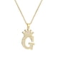thumbnail image 2 of Guardurnaity InitialNecklacePendantEnglish Letter A to Z Jewellery Charm Chain Crystal Valentine'sDay Birthday Modern Ropa, zapatos y accesorios Miscelánea GRAMO 1, 2 of 6