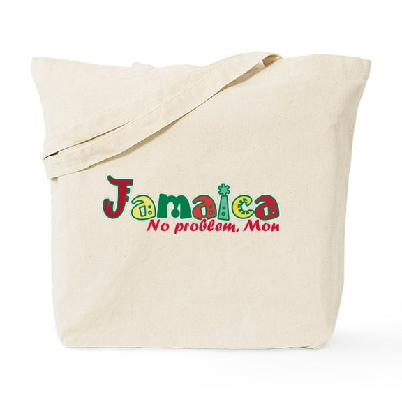 CafePress - Jamaica No Problem Tote Bag - Unisex Canvas Tote Bag, Beige, 1-Piece