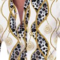 thumbnail image 4 of Camisa multicolor de manga larga delgada informal con estampado 3D de botones de solapa para hombre Pompotops  oipoqjl28262, 4 of 4
