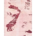 thumbnail image 1 of Ahgly Company Machine Washable Indoor Rectangle Abstract Light Red Pink Area Rugs, 8' x 12', 1 of 7
