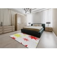 thumbnail image 5 of Ahgly Company Machine Washable Indoor Square Transitional Light Gen Rod Yellow Beige Area Rugs, 5' Square, 5 of 7