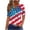 S2-Red, variant on successthop 4th of July Clothes Women Flags Loose Plus Size V Neck T Shirt Button Holiday Shirts Short Sleeve Tops Red