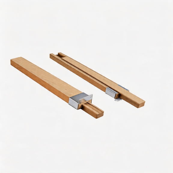 BlinkLLX, 16" Center Mount Drawer Slides with Metal Slide Glides 2 Piece