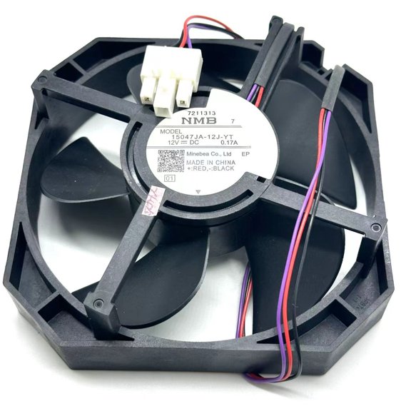 For NMB-MAT 15047JA-12J-YT DC 12V 0.17A 3-wire Server Cooling Fan
