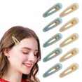 thumbnail image 1 of 10 piezas de clip lateral con borde brillante de cielo estrellado para mujer, accesorios para el cabello Y2K, 1 of 6