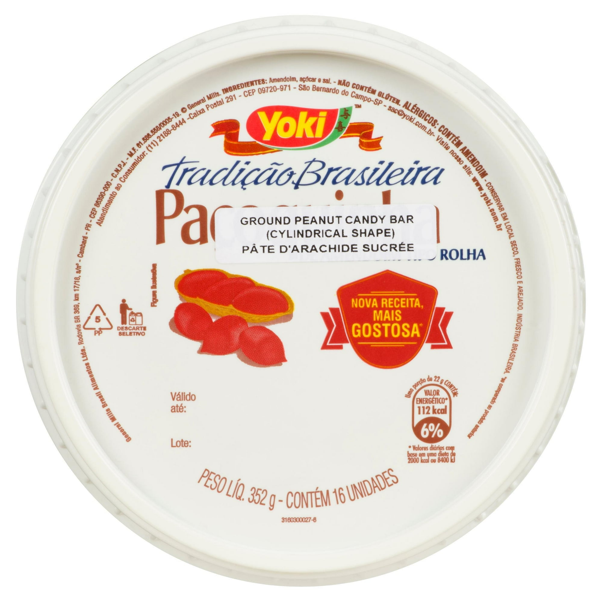 Yoki Ground Peanut Candy Bar