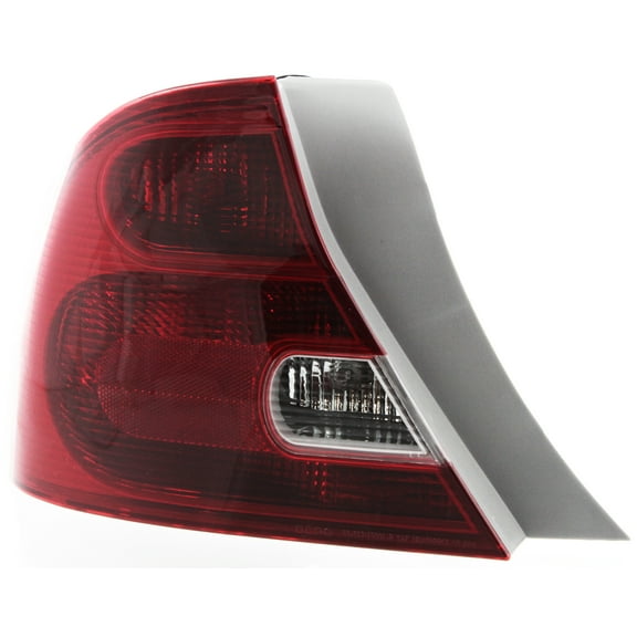 Tail Light Compatible With 2001-2003 Honda Civic Left Driver With bulb(s)