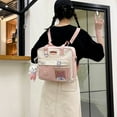 thumbnail image 4 of Kawaii Shoulder Backpack Korean Japanese Students Totes Schoolbag Hit Color, 4 of 6