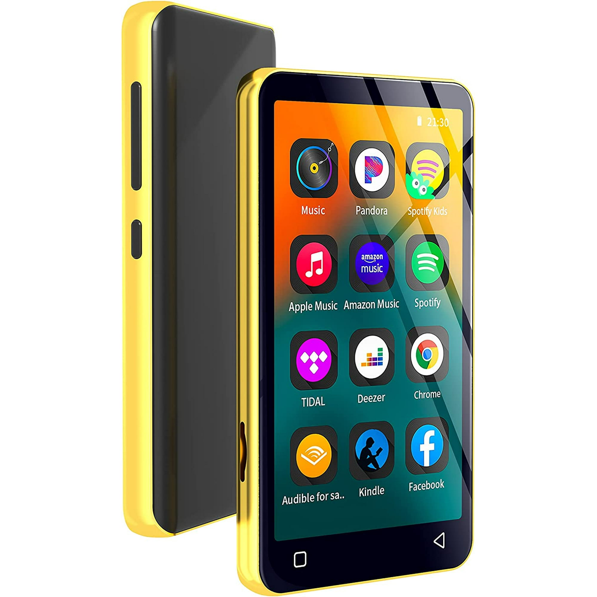 80GB MP3 Player with Bluetooth and WiFi, MP4 MP3 Player with Spotify 4 Full  Touch Screen, Android Music Player with Pandora, HiFi Sound Walkman Digital  Audio Player with Speaker (Gold_Black) - Walmart.ca