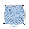 thumbnail image 3 of M Buder Cama Colgante de Tres Capas para Mascotas Pequeñas Hamaca Azul (32 cm / 12.6 inches), 3 of 9