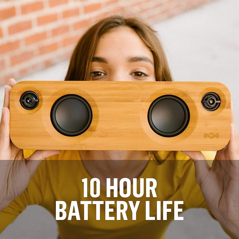 House of Marley EM-JA013-SB Get Together Mini Portable Wireless Bluetooth Speaker - Signature Black