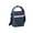 Blue, variant on Wide Opening Insulated Lunch Carrier with Reflective Stripe Detachable Strap for School Students Office Use, 4x7x9in
