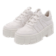 thumbnail image 1 of Tenis de Mujer Plataforma color Costura M Blanco A&P Shoes M, 1 of 2