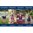 thumbnail image 5 of Goose Clearance! 4th of July Patriotic Porch Goose Outfits Team Set, 23" Garden Greeting Goose Statue Outfit, Independence Memorial Day Goose Costume for Garden Patio, 4th of July Decoration, 5 of 11