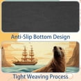 thumbnail image 4 of Sea Lion Square Desk Mat, 8.3x9.8 Inch, Non-Slip Rubber Bottom, Printed, Suitable for Office and Gaming - Gaming Mousepad and Mouse Pad, 4 of 6
