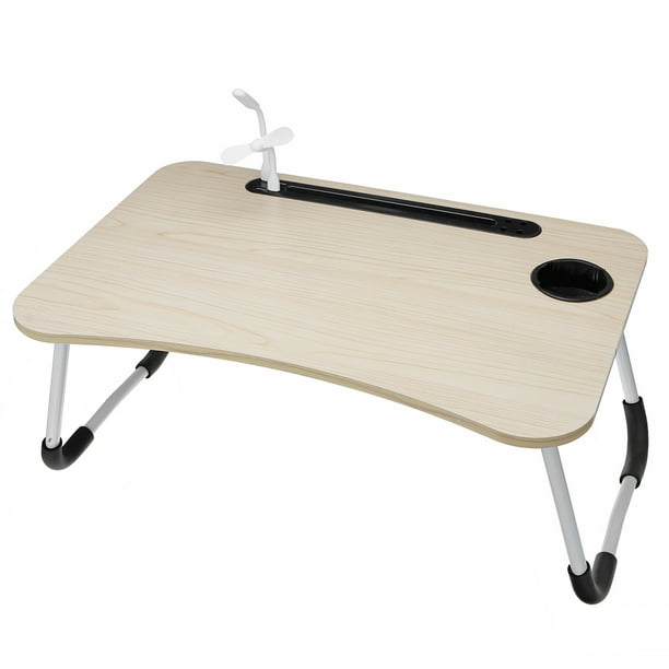 Lap Desk - Portable Laptop Desk with Cup Holder and USB ...