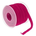 thumbnail image 1 of BINGLI Velvet Ribbon Spool Wide Single Face Ribbons 20 Yards Vintage Velvet Ribbon for Gift Wrapping Crafts Christmas Decoration(3/8 Inch X 20 Yards) Red, 1 of 8