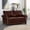 Burgundy, variant on YWEN Faux Leather Loveseat Sofa, 59" W Mid Century Modern Couch with Storage, Comfy 2 Seater Sofa with Nailhead Trim & Rolled Armrests, Deep Seat Small Couch for Living Room, Apartment, Office