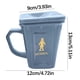 thumbnail image 2 of Taza de cerámica para inodoro en cuclillas con paja - taza de café para bromas realista, regalo divertido para adultos apto para lavavajillas, blanca, 2 of 2