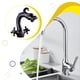 thumbnail image 3 of Injueey Grifo mezclador moderno y de una o manijas para cocina con caño de alto adecuado para diferentes Cocina y Comedor, 3 of 6