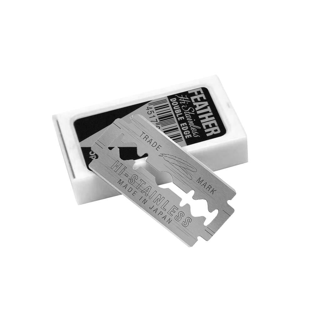 Feather Double Edge Safety Razor Blades, 100 Count, Red - Walmart.com