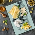 thumbnail image 5 of Sloth Cutting Board, Sloth with Ornamental Details Tropical Animal in Style, Decorative Tempered Glass Cutting and Serving Board, Large Size, Black White, by Ambesonne, 5 of 5