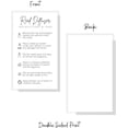thumbnail image 3 of Reed Diffuser Instruction Cards | 50 Pack | 2x3.5” in Business Card | Diffuser Supplies | White and Black Design, 3 of 8