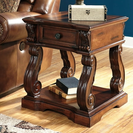  Signature  Design By Ashley  Alymere Brown Square End  Table  