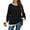 1# Black, variant on LANREMON Womens Tops Long Sleeve Shirts for Women Plus Size Womens Clothes Crew Neck Fall Tops for Womens Plus Size Tops Lightweight Winter Black 2XL