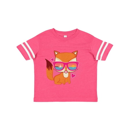 

Inktastic Fox Beach Sunglasses Gift Toddler Toddler Girl T-Shirt