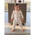 thumbnail image 4 of Loicainy Infant Baby Girls Fall Outfit 3 6 9 12 18 Months Cherry Print Long Sleeves Romper and Pants Clothes Set, 4 of 9
