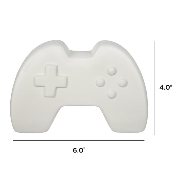 Hello Hobby Paintable Ceramic Game Controller Unpainted for